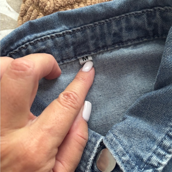 Denim Button-Up (Snaps) Shirt - Picture 2 of 3
